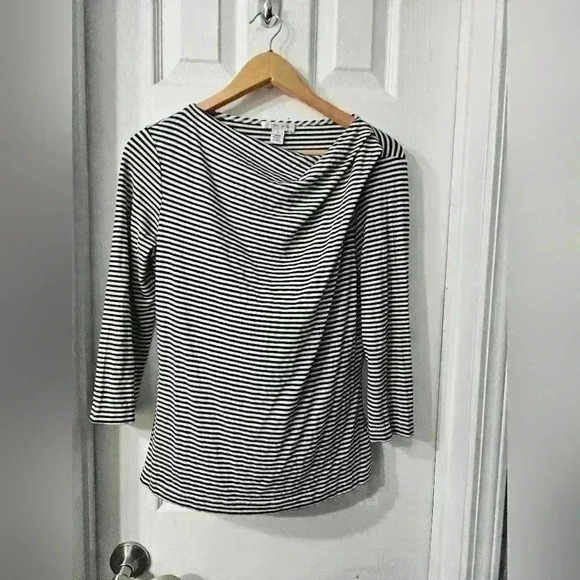St.John Stripped Blouse - Picture 1 of 5